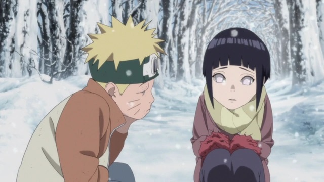 Hinata fell in love with Naruto